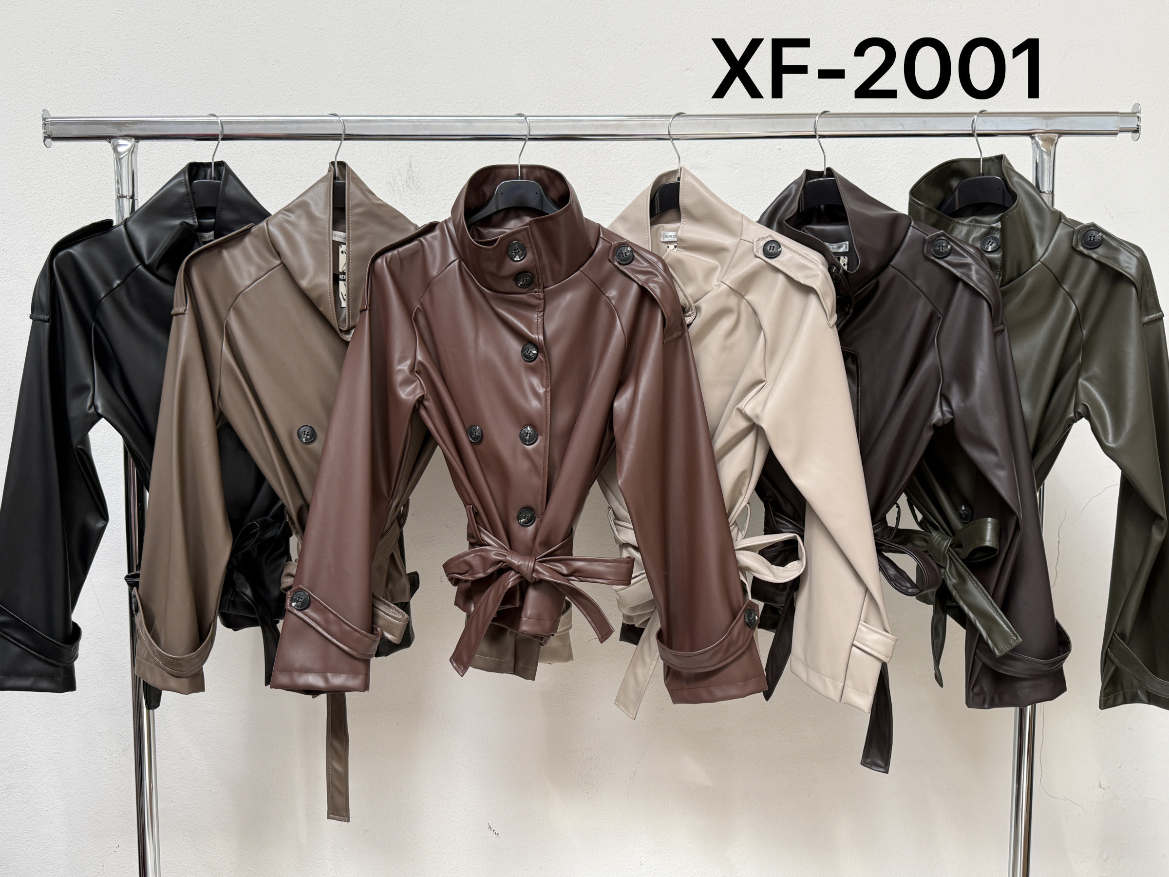 Wholesaler XFASHION - LEATHER COAT JACKET