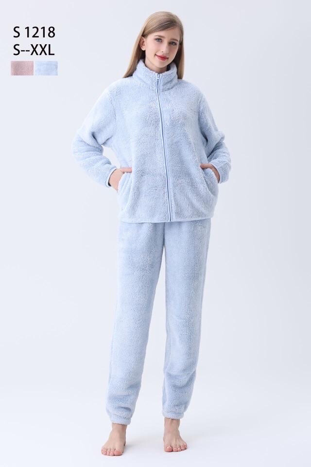 Mayorista Xin Feng Yun - Conjunto de pijamas de invierno para mujer.