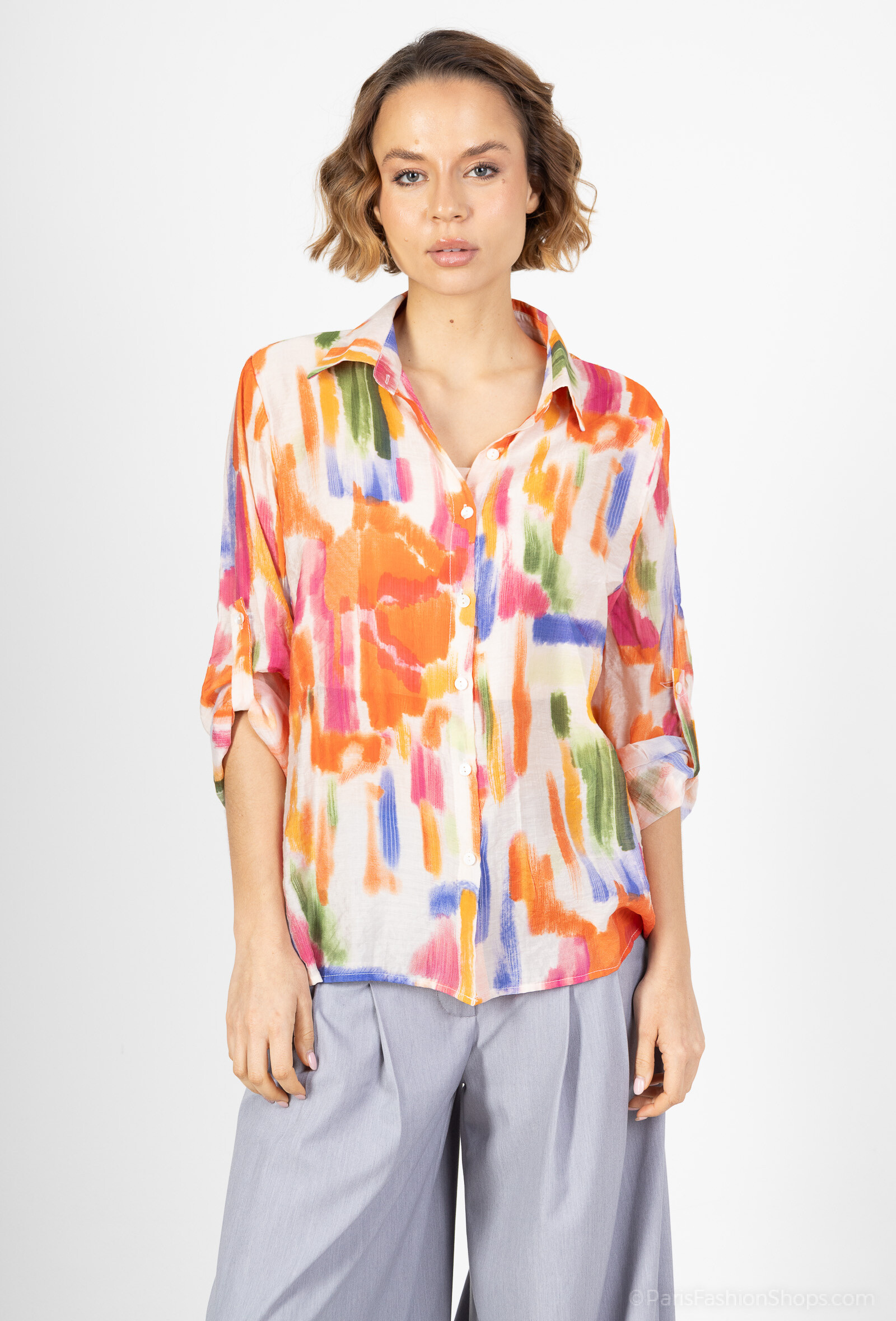 Wholesaler Y Fashion - TENCEL COTTON SHIRT