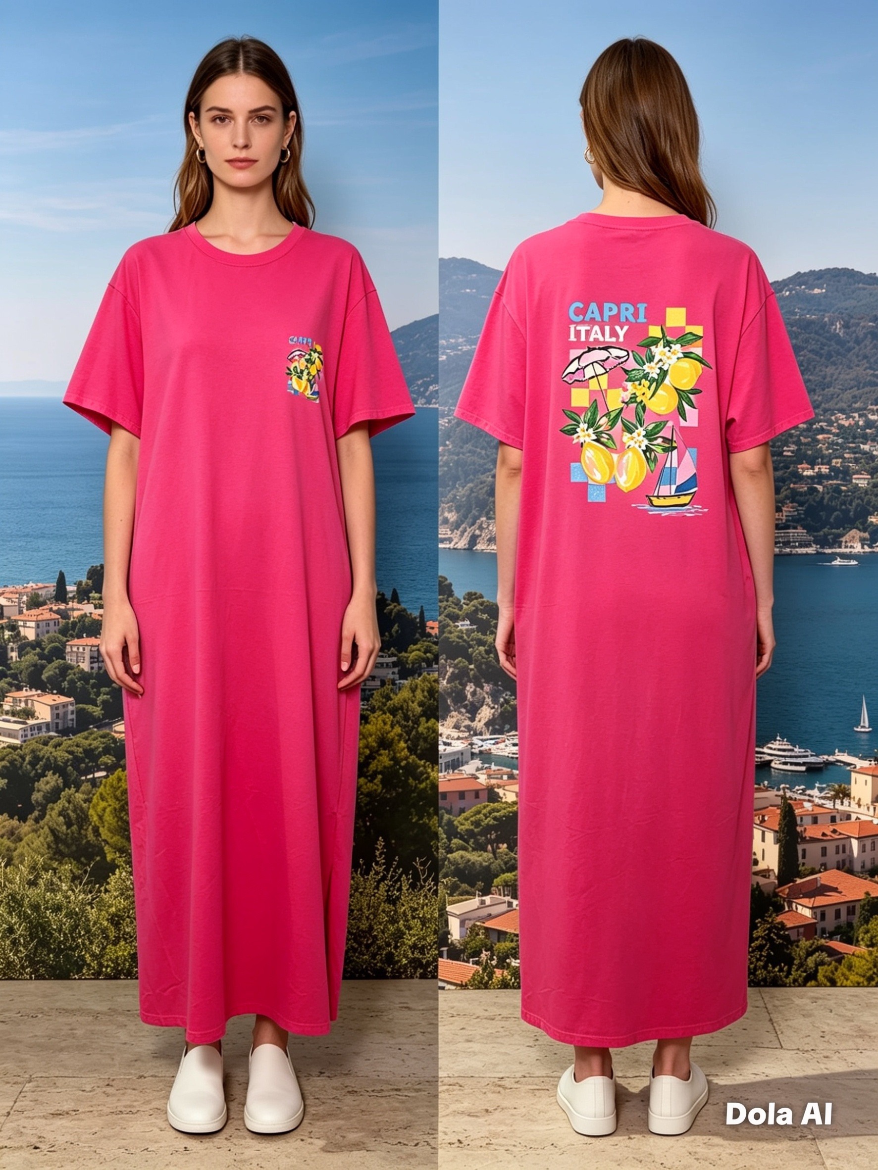 Grossiste Y Fashion - ROBE T-SHIRT À FENTES LATÉRALES