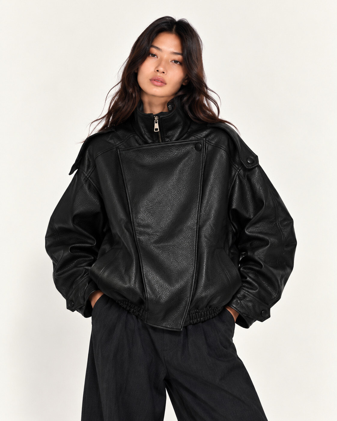 Großhändler Y Fashion - Jacke aus Kunstleder