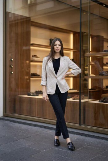 Wholesaler YALI MODA - Elegant Jacket "Summer Linen"