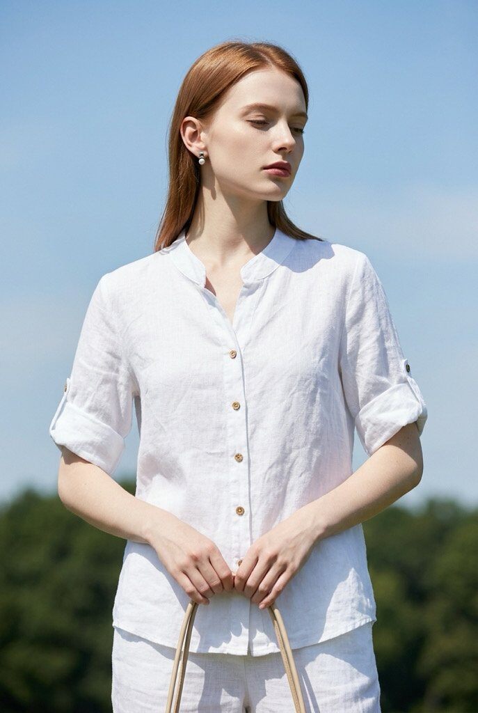 Mayorista YALI MODA - Camisa de lino "Sol de Primavera"