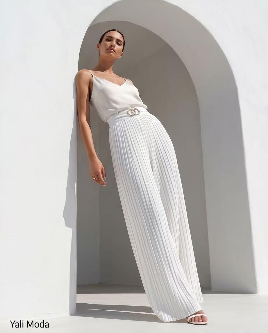 Mayorista YALI MODA - Pantalones Plisados de Pura Elegancia