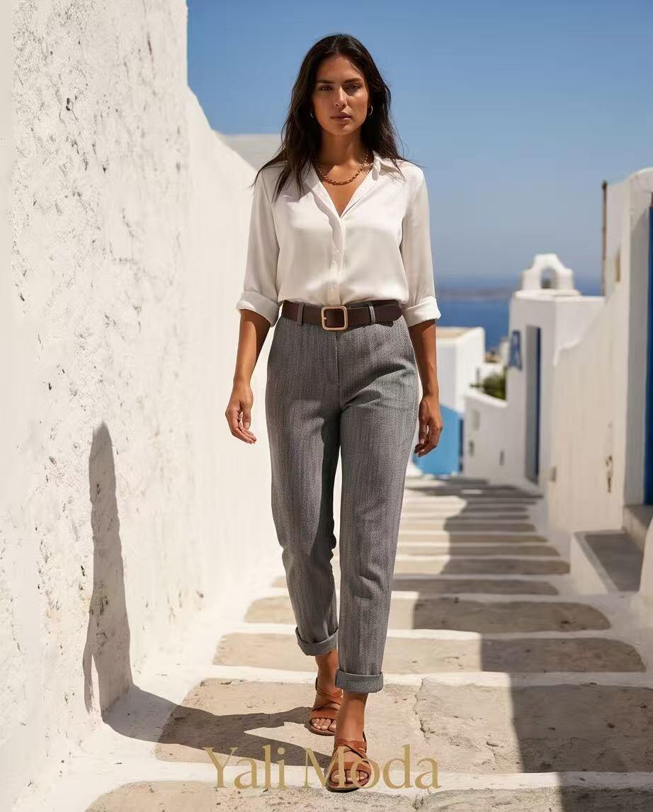 Mayorista YALI MODA - Pantalones Elegantes "Chic Stripes"