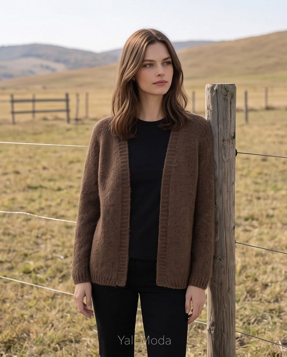 Wholesaler YALI MODA - Soft Knit Cardigan with Front Opening