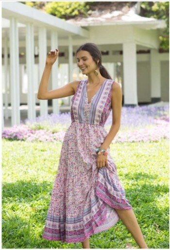 Mayorista YALI MODA - Vestido Midi "Floral Breeze"