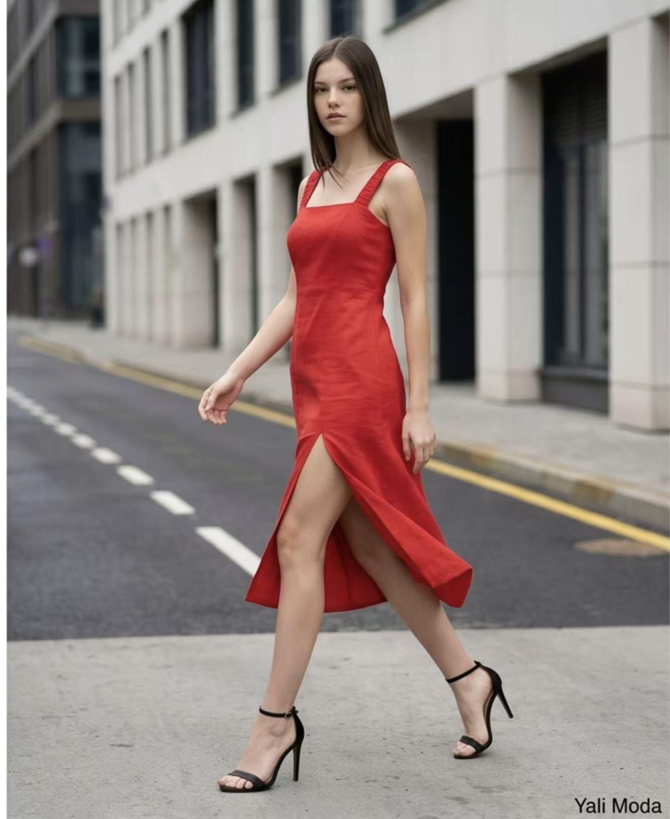 Wholesaler YALI MODA - Linen Dress