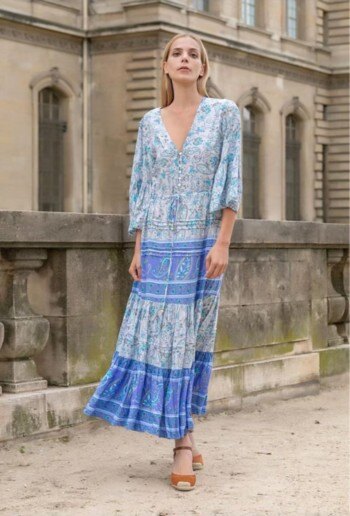 Wholesaler YALI MODA - "Azure Dream" Long Dress
