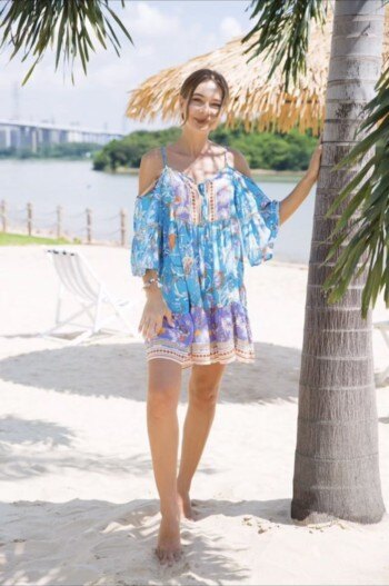 Mayorista YALI MODA - Vestido Corto de Verano "Ocean Breeze"