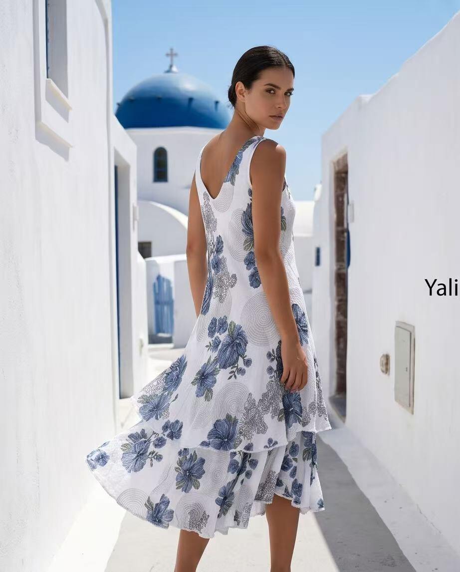 Wholesaler YALI MODA - Floral Short Dress