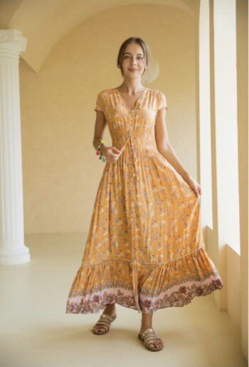 Mayorista YALI MODA - Vestido Largo "Sol de Verano"