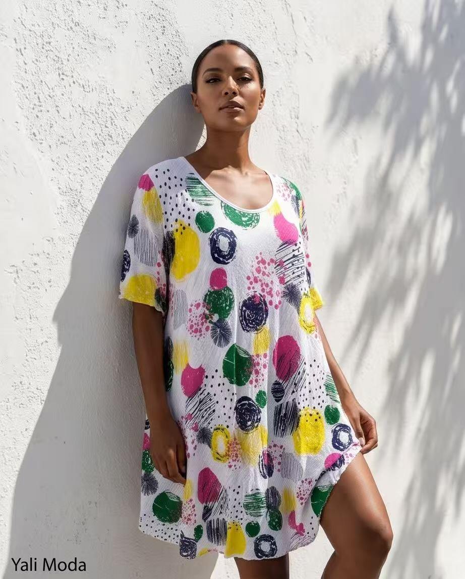Wholesaler YALI MODA - Summer Dress "Color Burst"