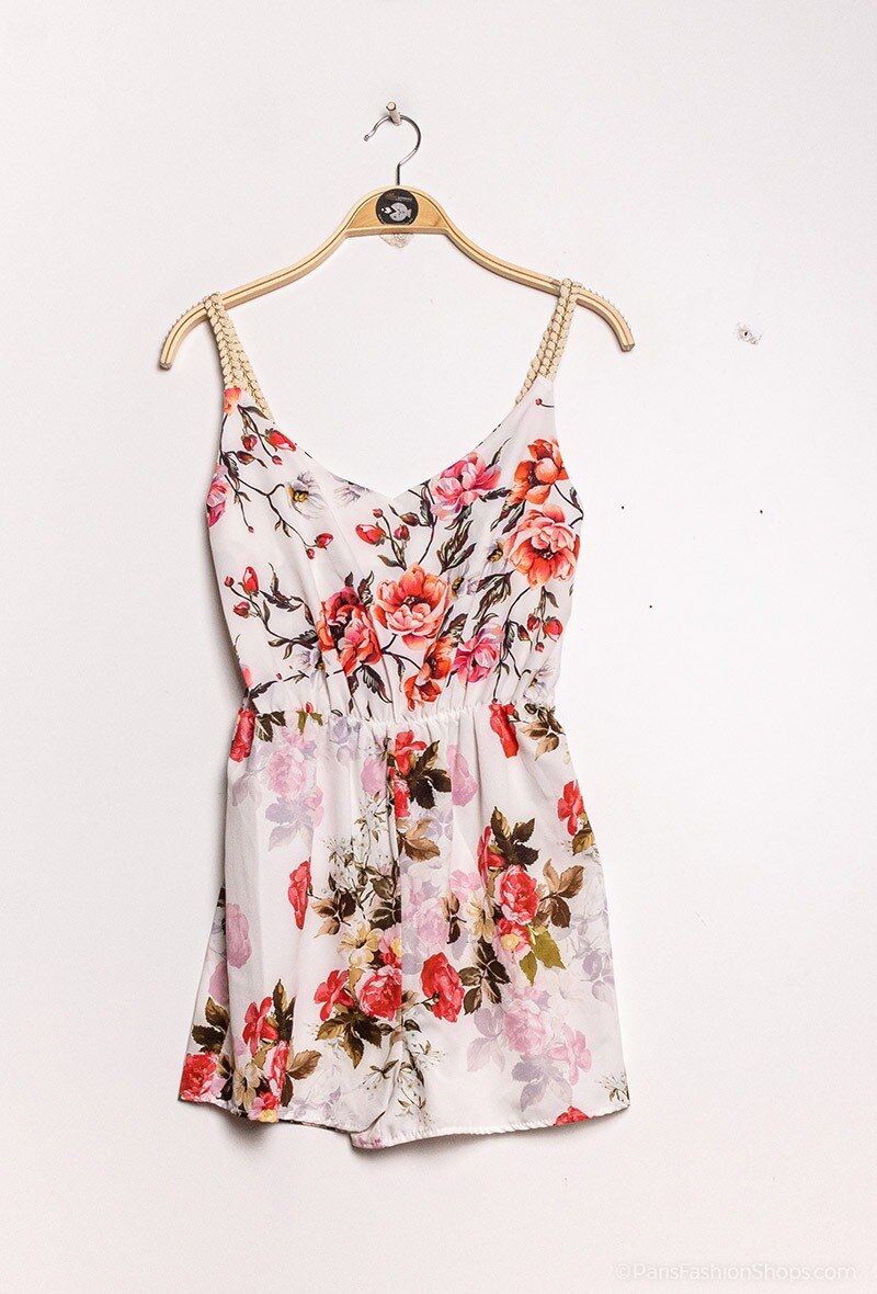 Wholesaler YELLOZ - PRINTED PLAYSUIT