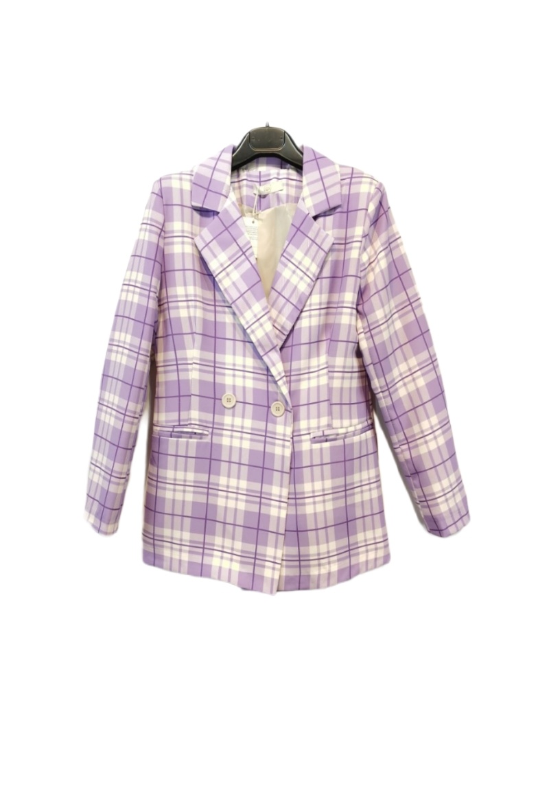 Wholesaler YELLOZ - plaid jacket