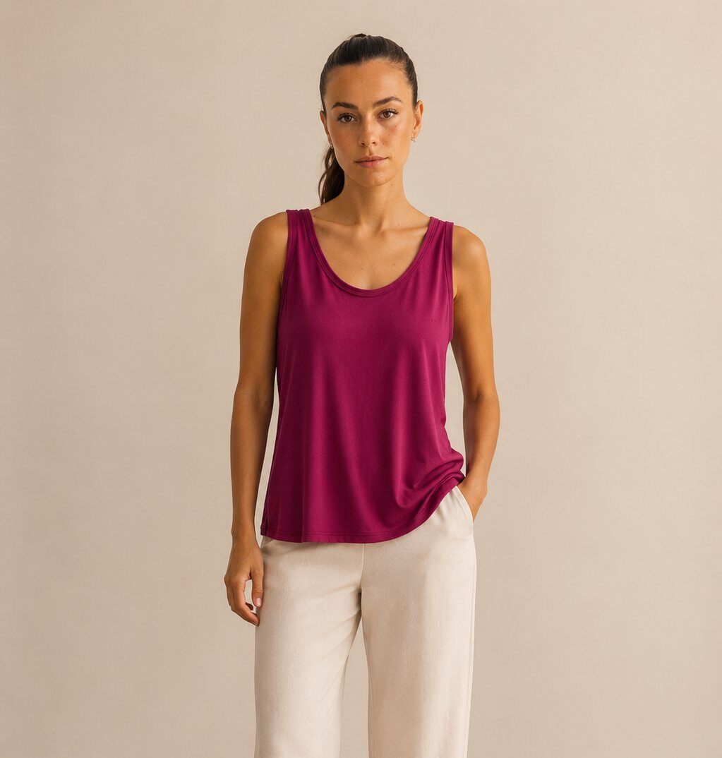 Mayorista Yitaly Style - CAMISETA SIN MANGAS BÁSICA