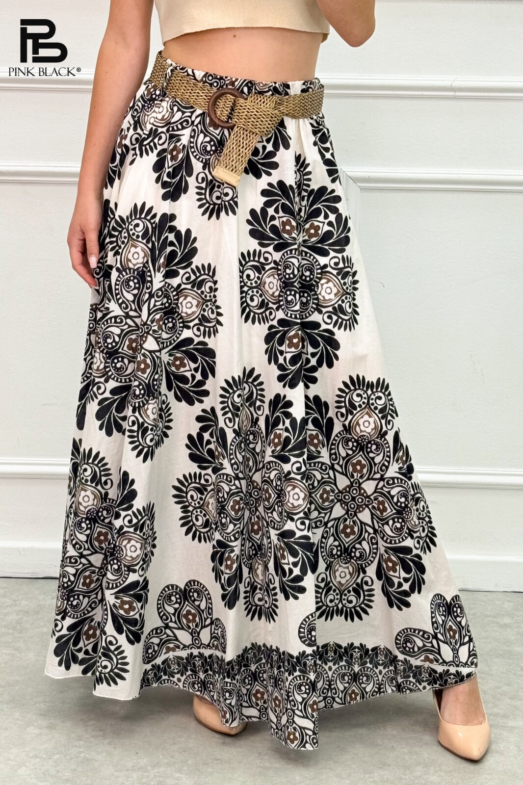 Mayorista Yitaly Style - FALDA CON ESTAMPADO