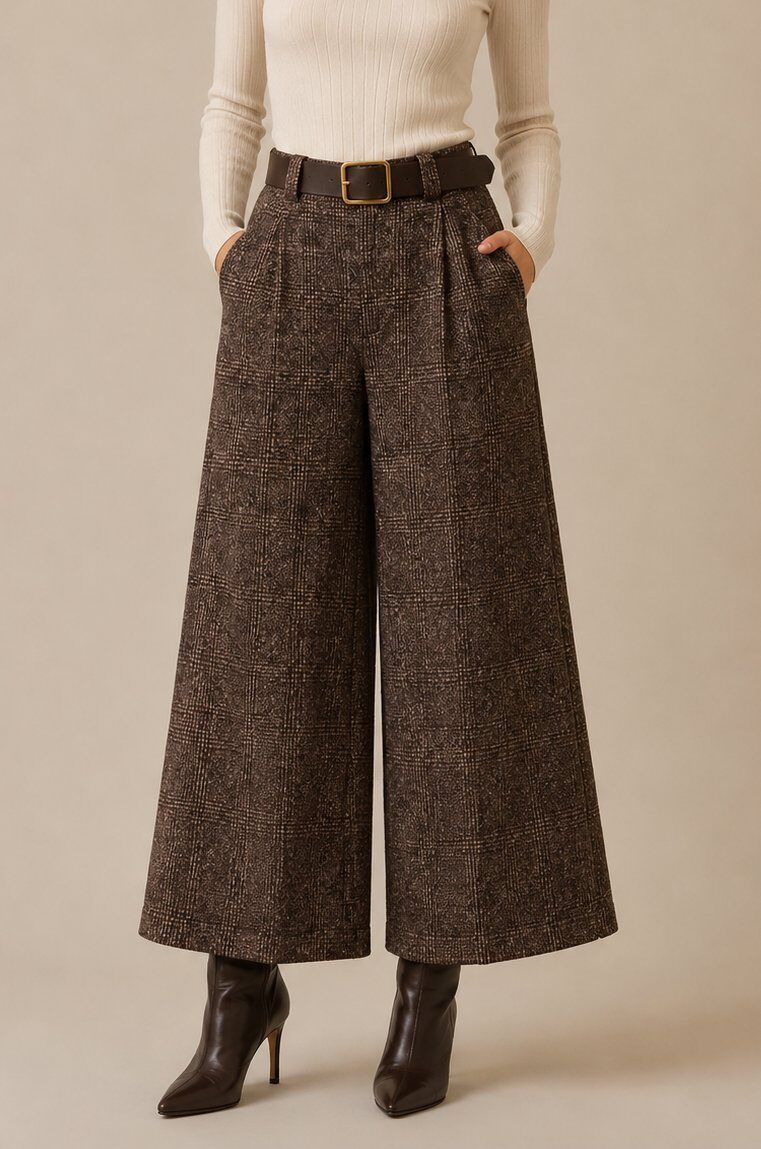Wholesaler Yitaly Style - PALAZZO TROUSERS WITH BELT