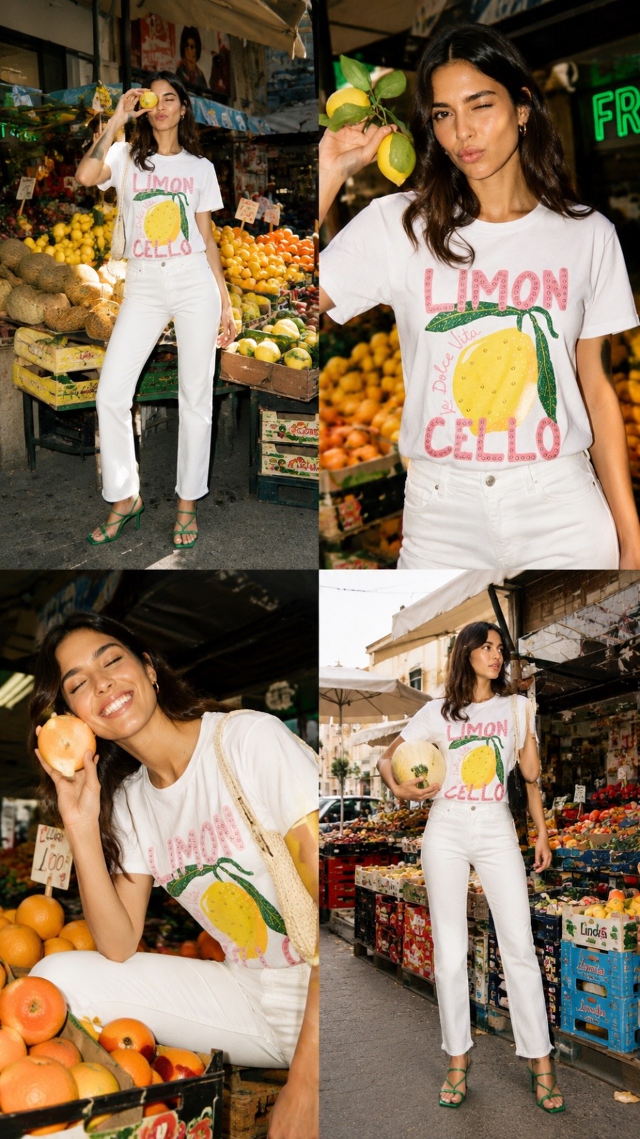 Mayorista Yitaly Style - CAMISETA DE ALGODÓN CON ESTAMPADO