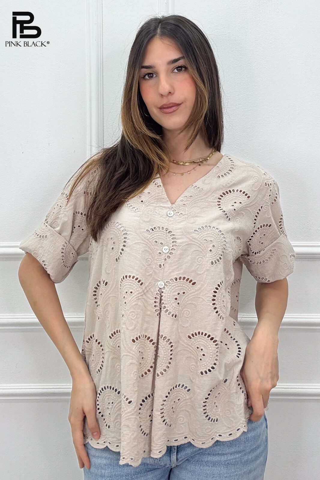 Grossiste Yitaly Style - Chemise de broderie