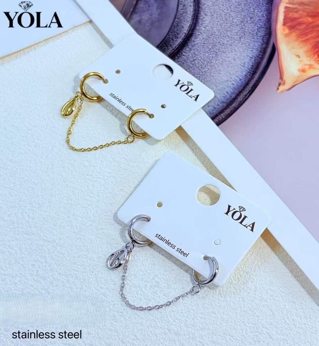 Großhändler YOLA BIJOUX - Ohrringe aus Edelstahl mit elegantem und modernem Design