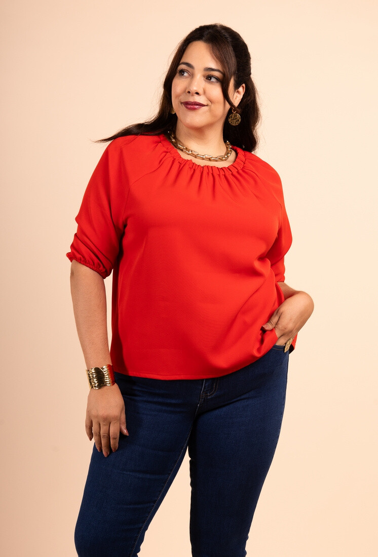 Grossiste You Udress Size+ - Tunique unie évasée