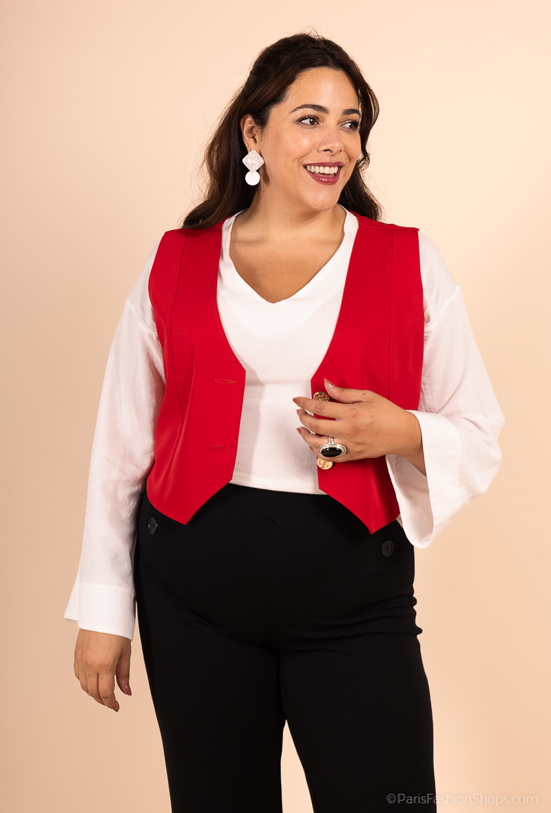 Grossista You Udress Size+ - Gilet senza maniche da sarti