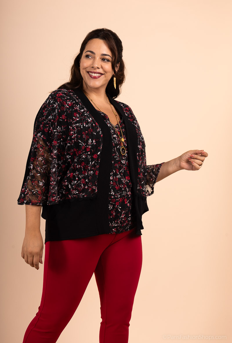 Wholesaler You Udress Size+ - Oversized open bolero
