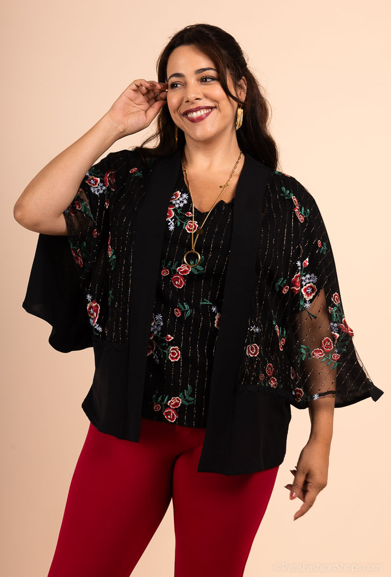 Wholesaler You Udress Size+ - Oversized open bolero
