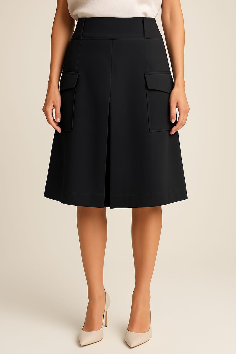 Wholesaler YOU UDRESS - Zipped trapezius short skirt - Simplicity and modernity