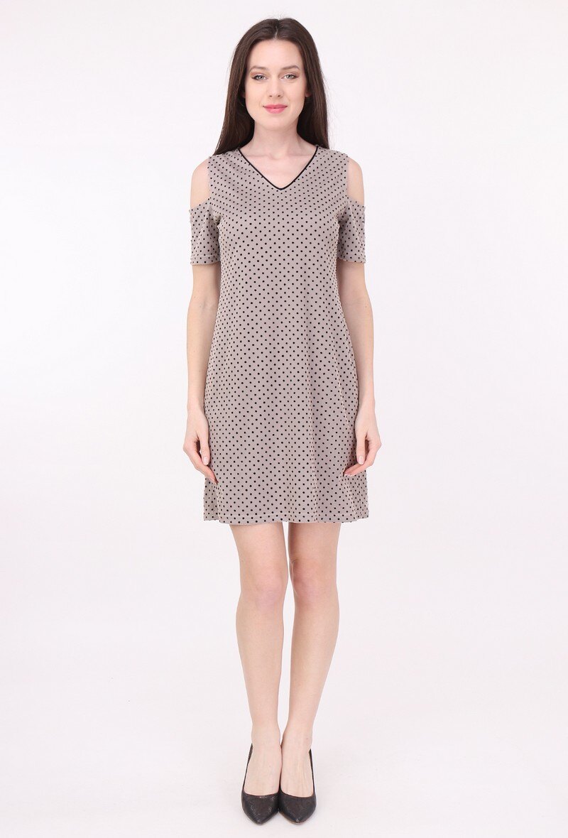 Grossista YOU UDRESS - Abiti BEIGE