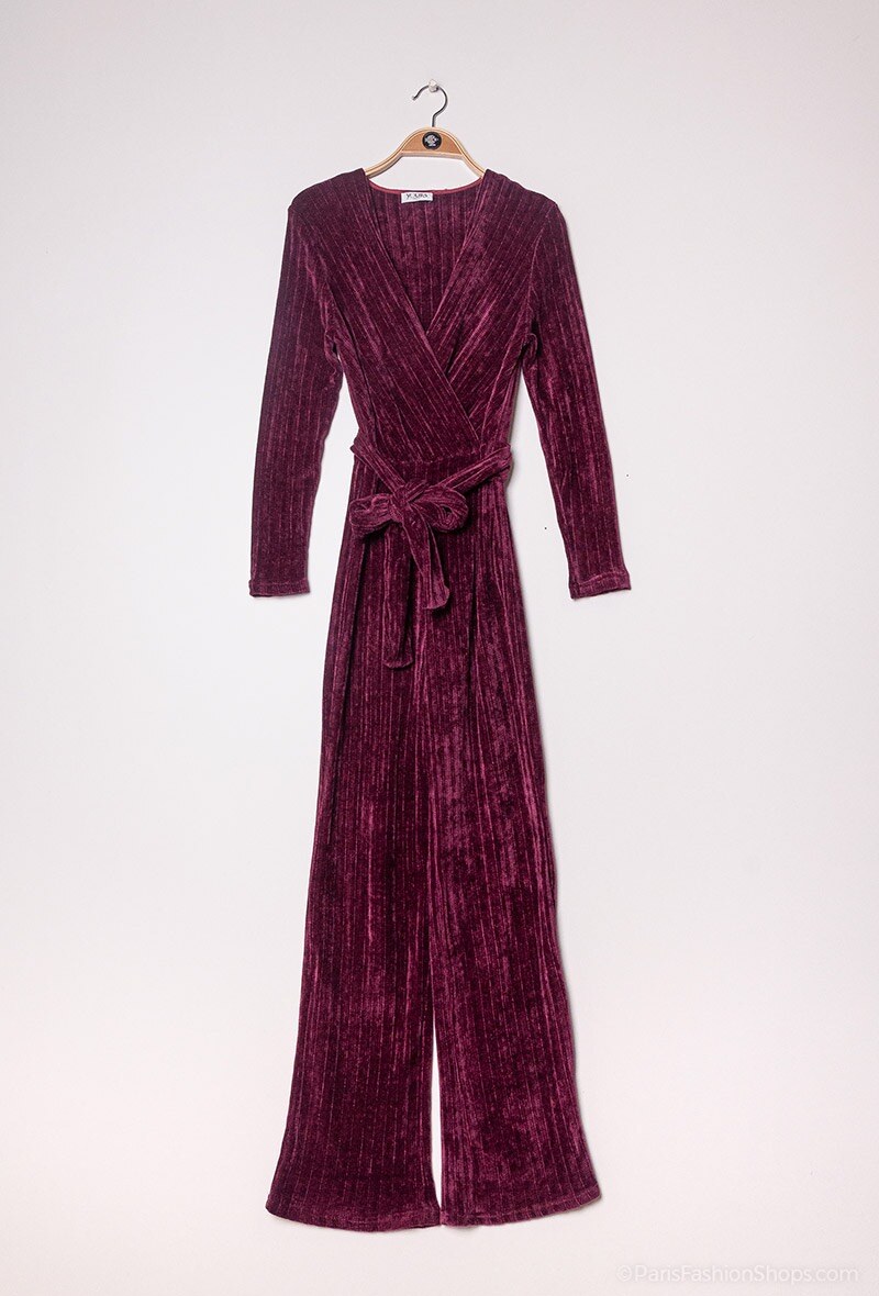 Wholesaler YOURS Paris - Chenille knit jumpsuit