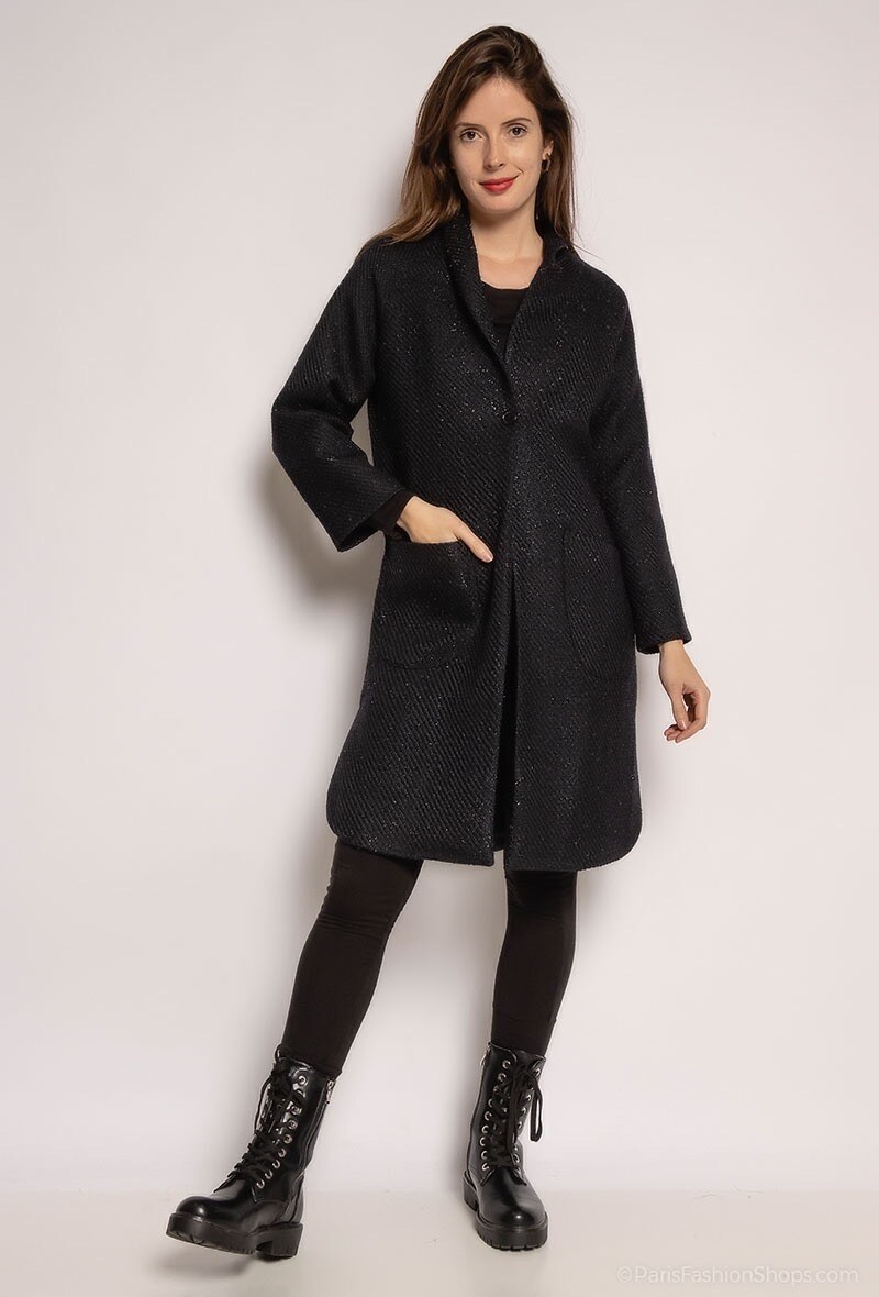 Wholesaler YOURS Paris - Long sparkly jacket