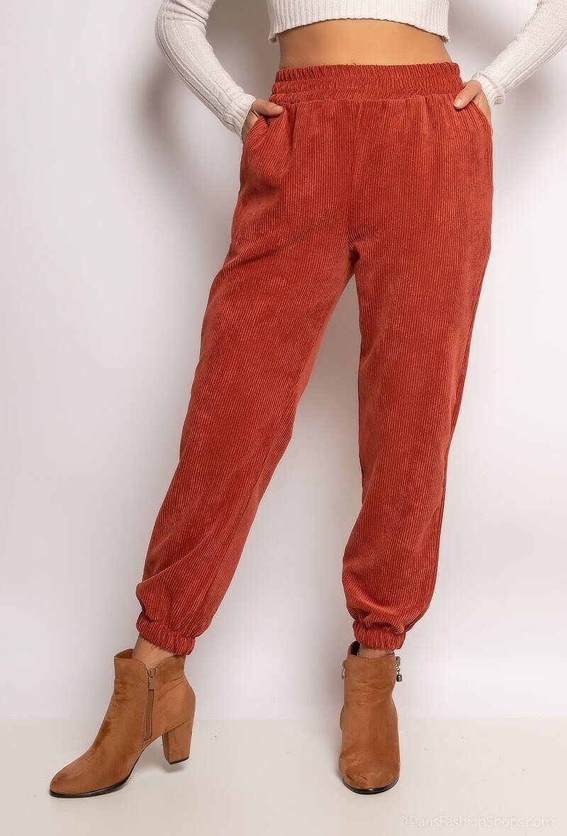 Wholesaler YOURS Paris - Curduroy joggers