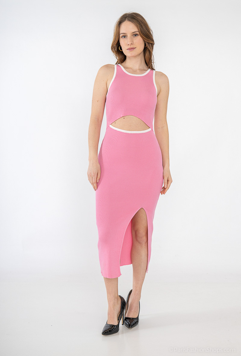 Wholesaler Yu&Me - Long dress with slit