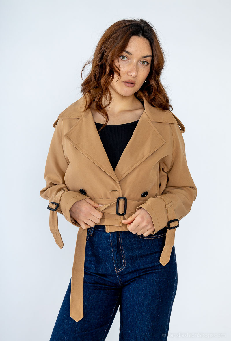 Wholesaler Yu&Me - Short trench coat