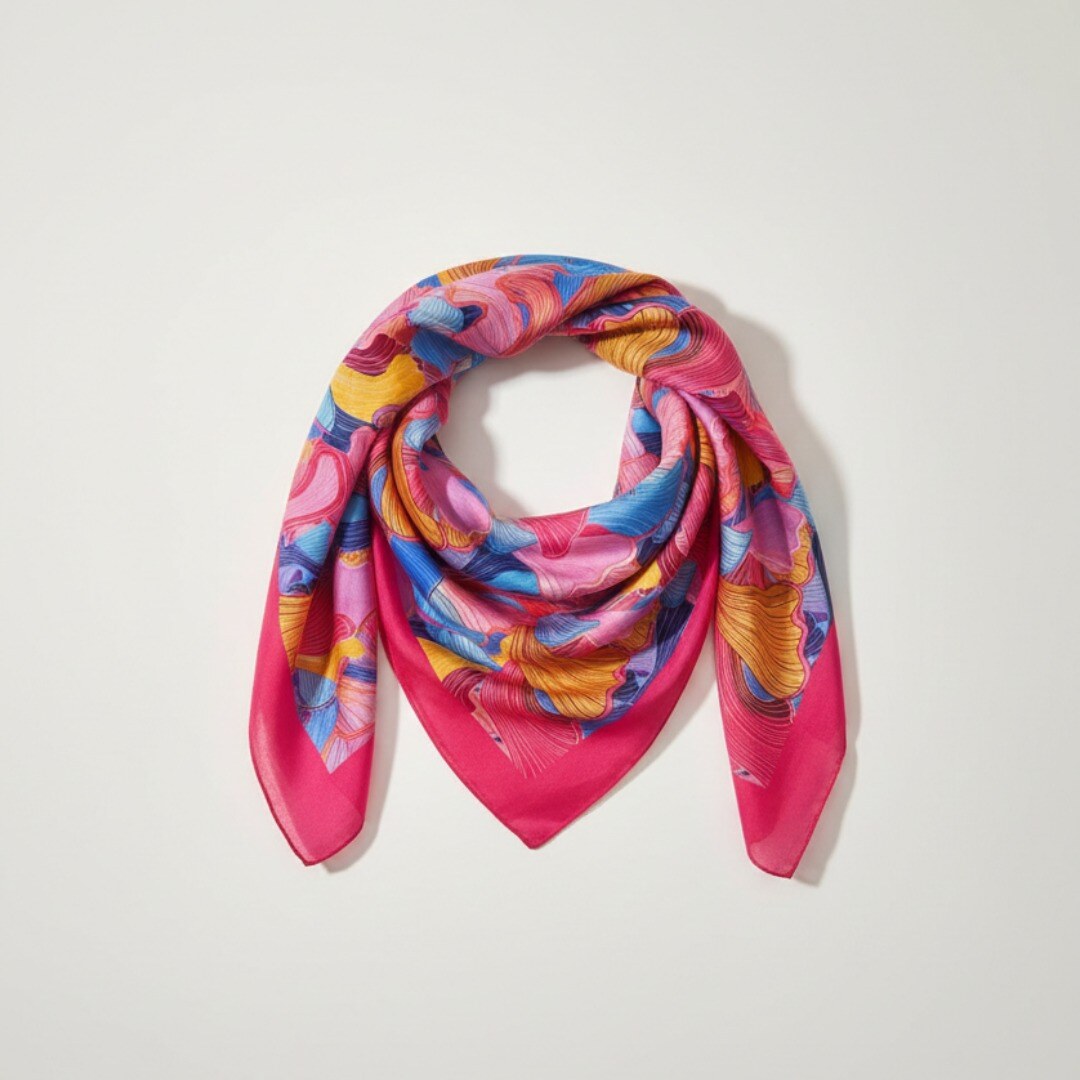 Wholesaler YYDS Accessory - Patterned cotton scarf