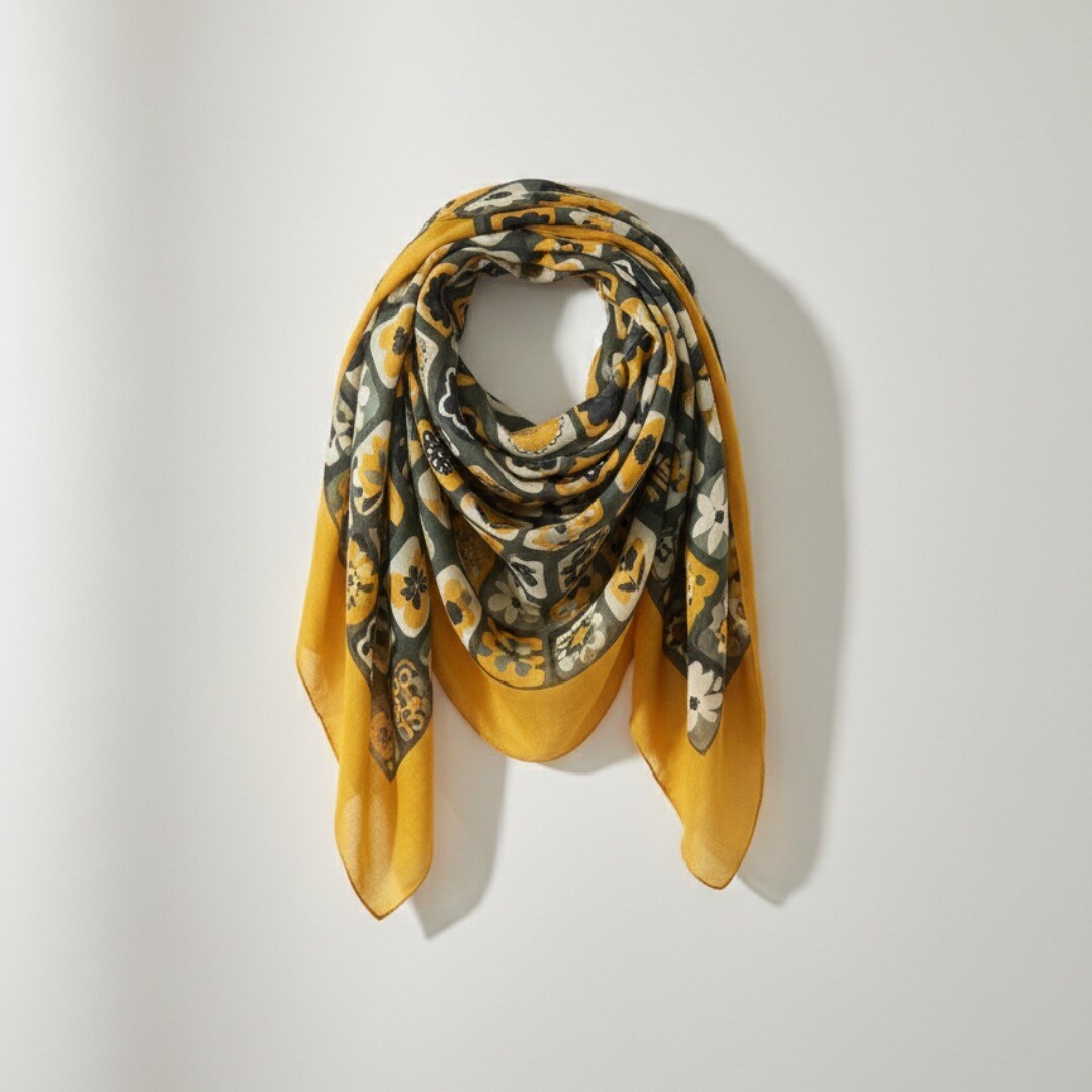 Grossiste YYDS Accessory - Echarpe/Foulard en coton à motifs