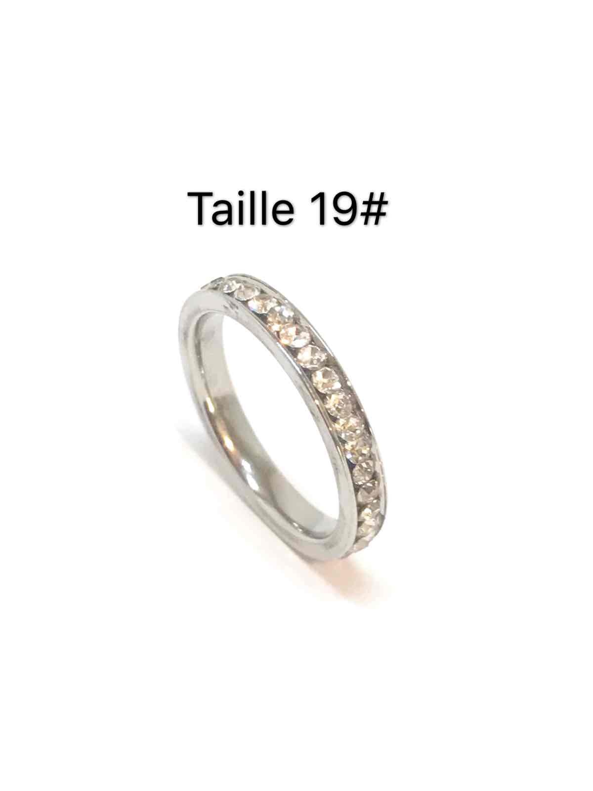 Grossiste Z. Emilie - Bague acier strass