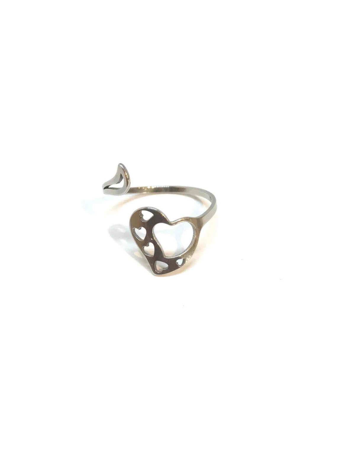 Mayorista Z. Emilie - Anillo de acero con corazón