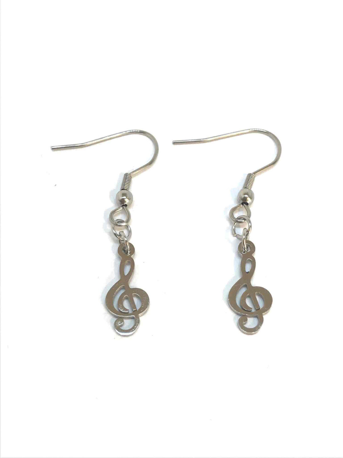 Grossiste Z. Emilie - Boucle d'oreille acier note de musique