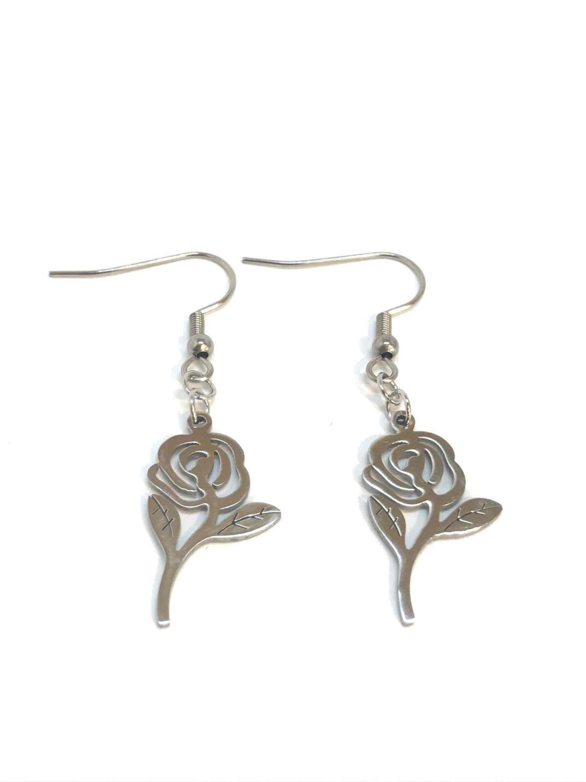 Grossiste Z. Emilie - Boucle d'oreille acier rose