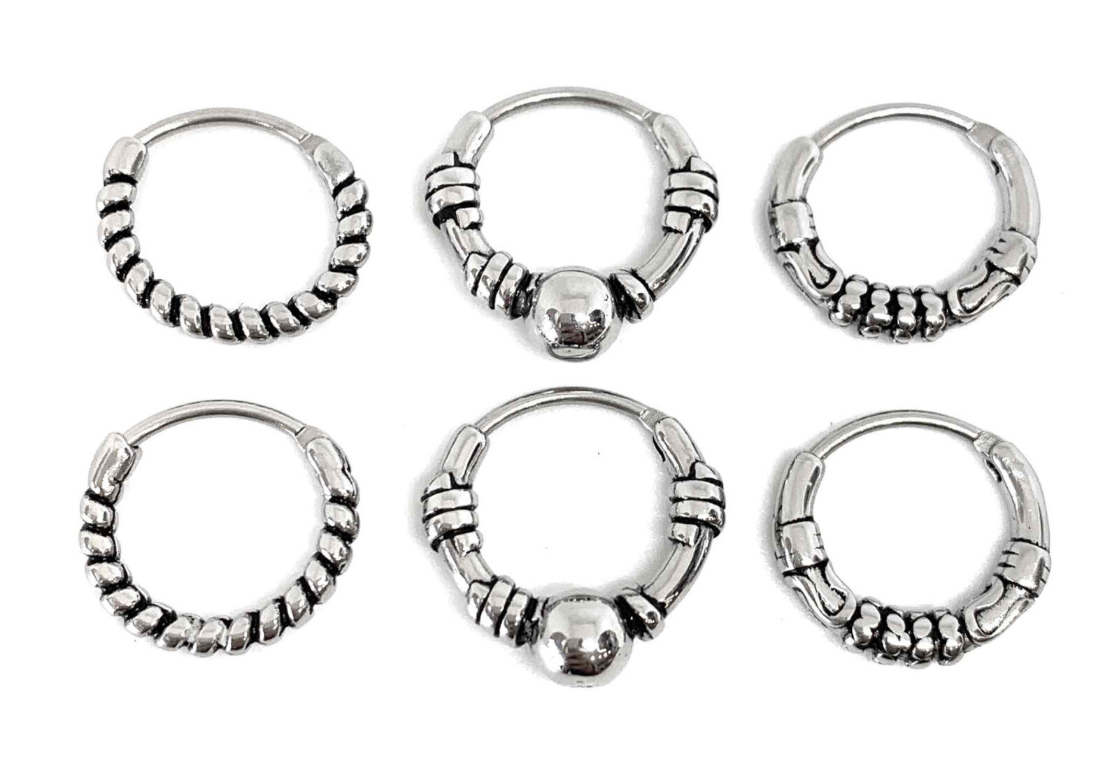 Wholesaler Z. Emilie - Creole steel earring