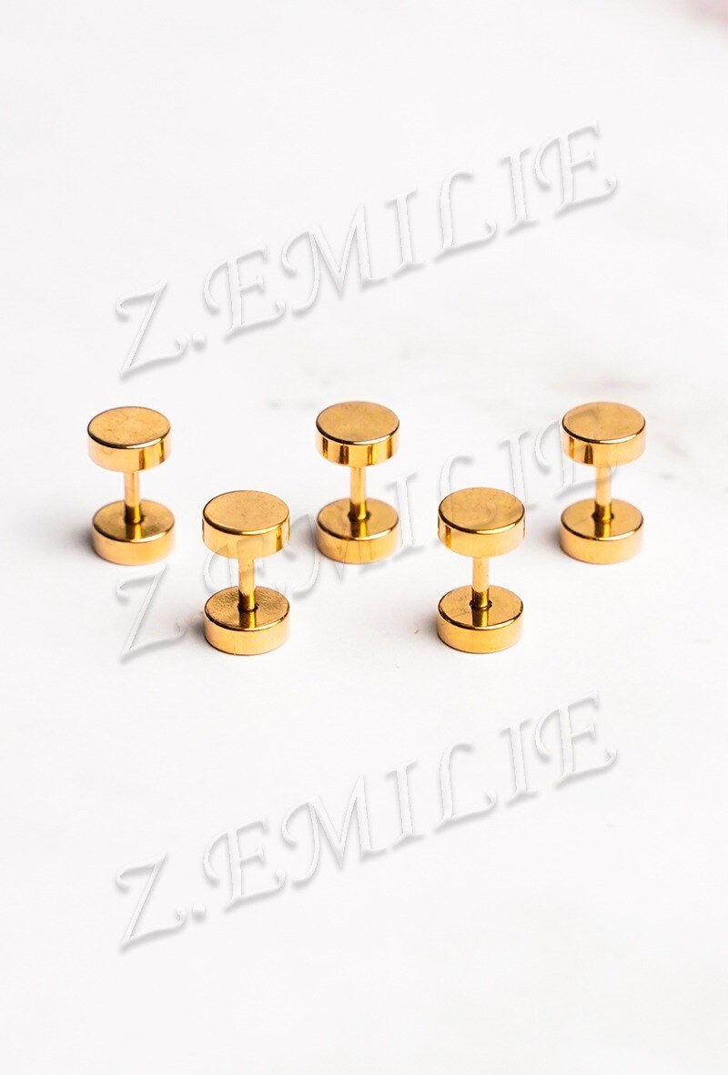 Grossiste Z. Emilie - Faux élargisseur Plug boucle d'oreille 6mm