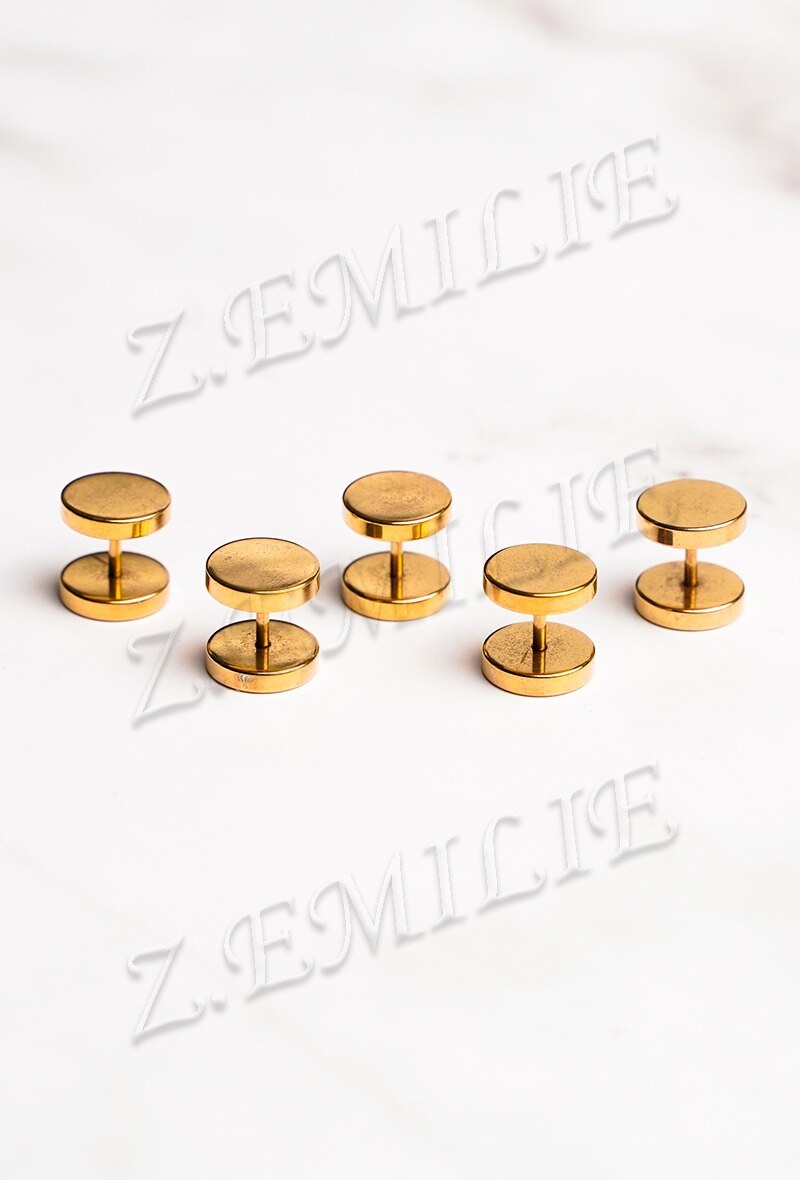 Grossiste Z. Emilie - Faux élargisseur Plug boucle d'oreille 10mm