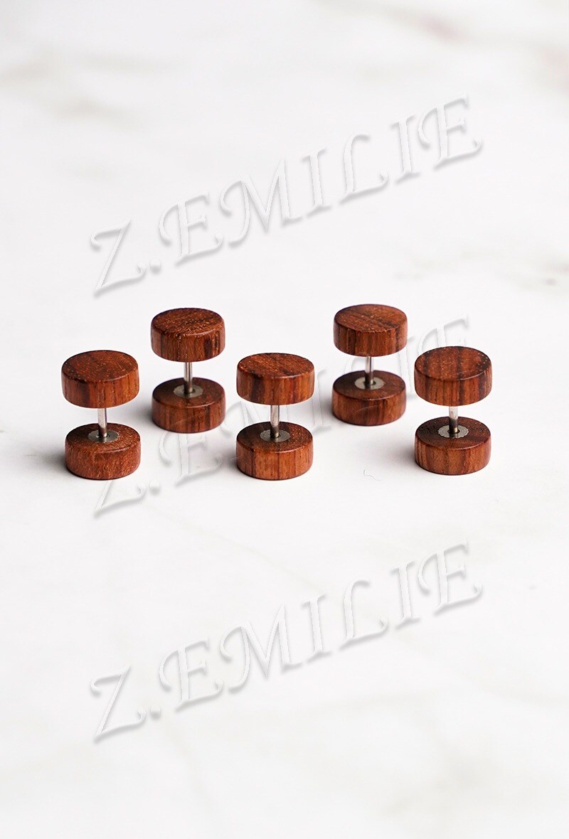 Grossiste Z. Emilie - Faux élargisseur Plug boucle d'oreille 10mm
