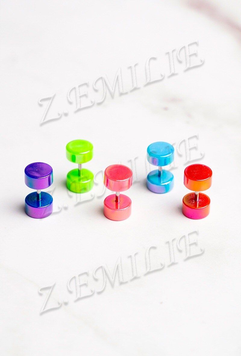Grossiste Z. Emilie - Faux élargisseur Plug boucle d'oreille 8mm