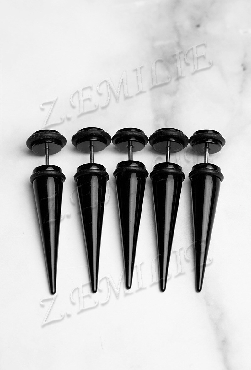 Grossiste Z. Emilie - Faux élargisseur pic boucle d'oreille 8mm