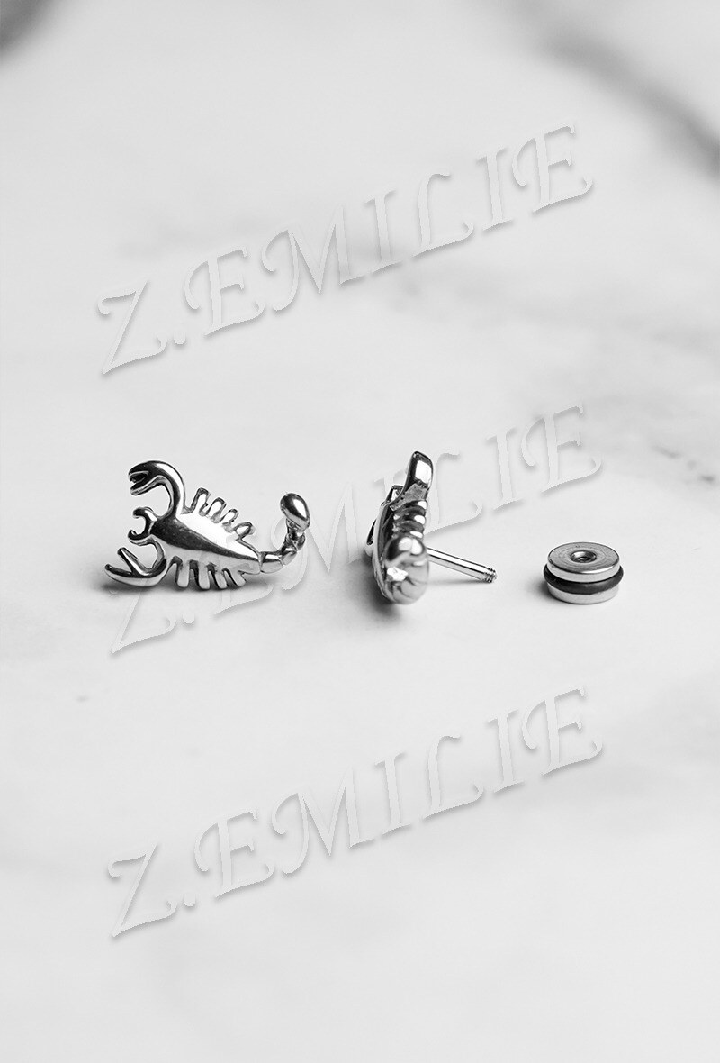 Grossiste Z. Emilie - Faux élargisseur scorpion boucle d'oreille