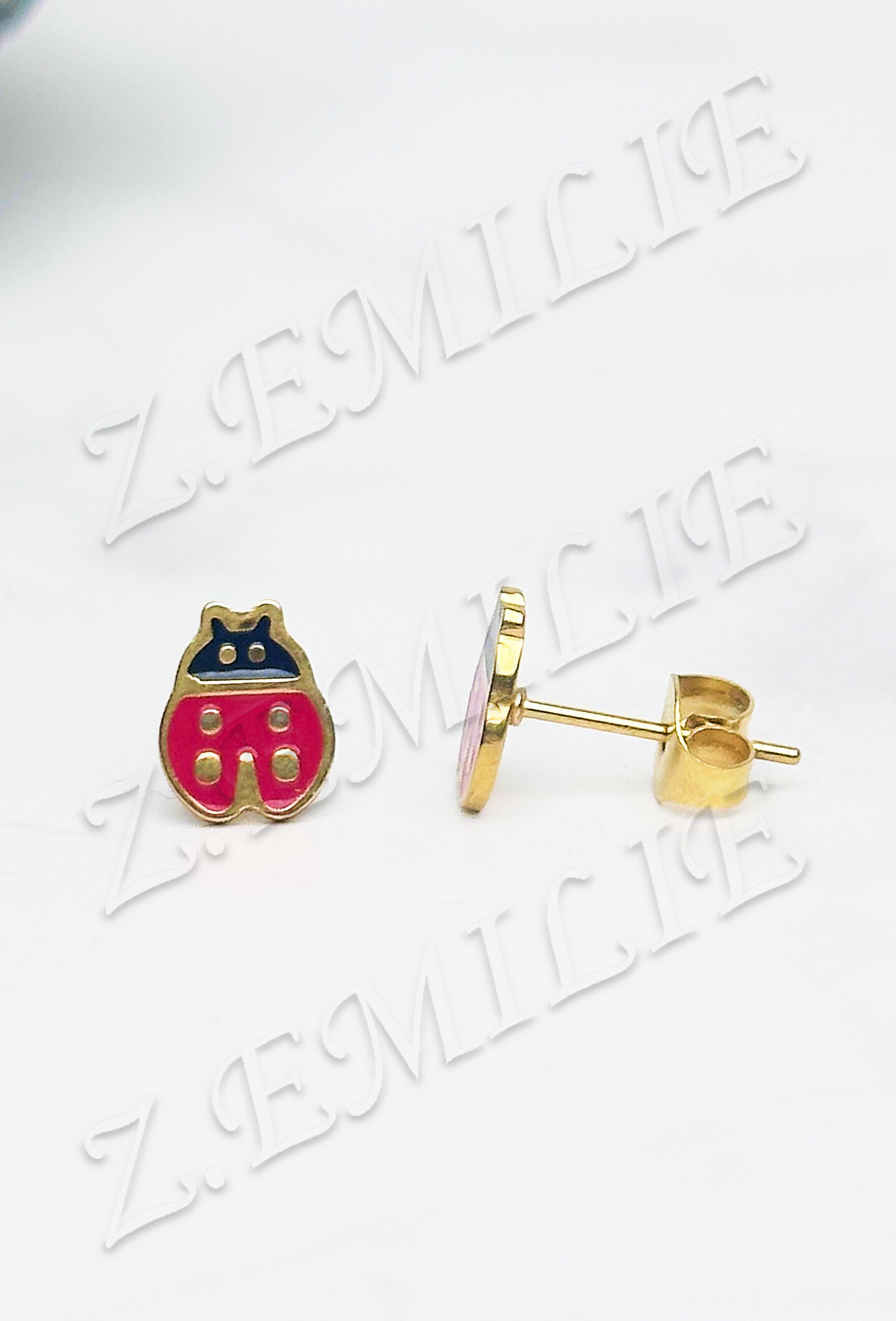 Wholesaler Z. Emilie - Steel dolphin earring